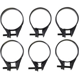 Abrazaderas de carburador Moose Racing 35-38 mm pack de 6