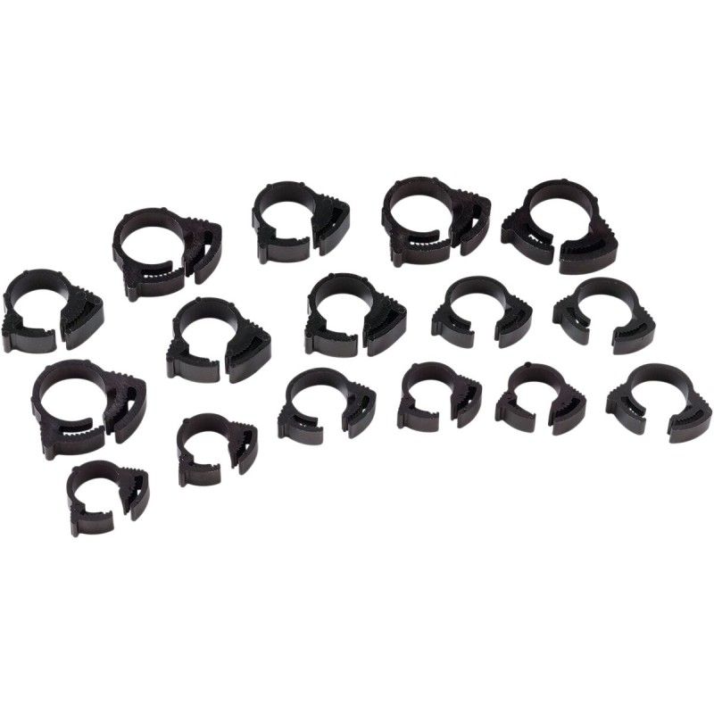 Abrazaderas de nailon con carraca Moose Racing 8, 9, 10 y 12 mm pack de 16