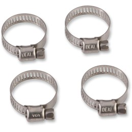 Abrazaderas de manguera de acero inoxidable Moose Racing 32-58 mm pack de 4