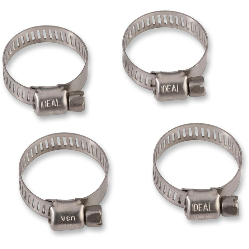 Abrazaderas de manguera de acero inoxidable Moose Racing 32-58 mm pack de 4