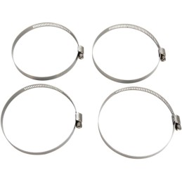 Abrazaderas de manguera de acero inoxidable Moose Racing 58-83 mm pack de 4