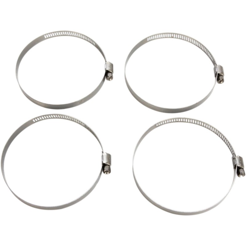 Abrazaderas de manguera de acero inoxidable Moose Racing 58-83 mm pack de 4