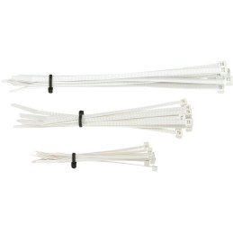 Bridas de nailon Moose Racing de 4, 6 y 8 pulgadas blancas pack de 30