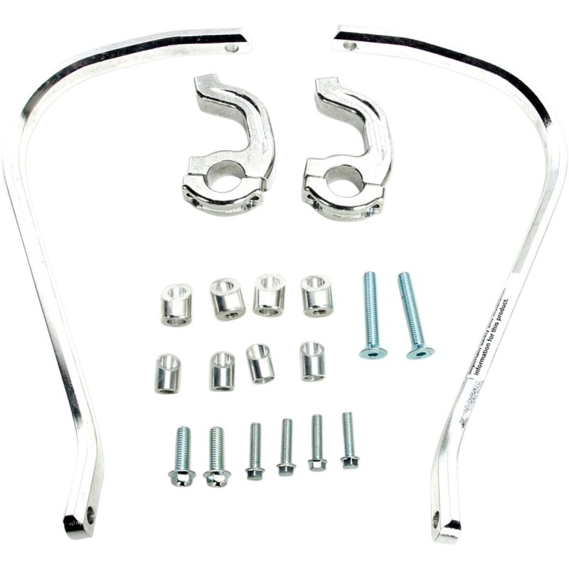 Paramanos Contour Moose Racing 7/8 pulgadas plateados