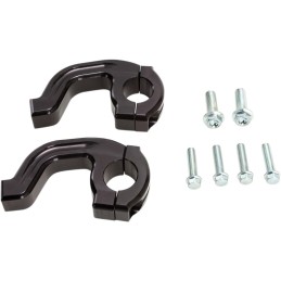Abrazaderas para paramanos Contour 7/8 pulgadas Moose Racing negras