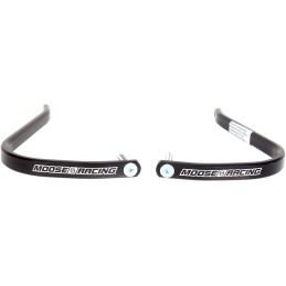 Paramanos de aluminio Moose Racing 1 1/8 pulgadas negros