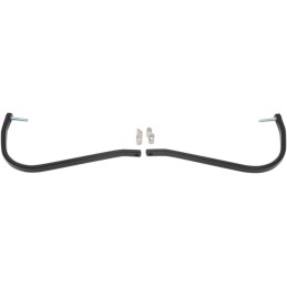 Barras de recambio para paramanos de aluminio Moose Racing negras