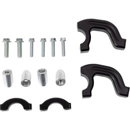 Deflectores de escombros EVO 2 Moose Racing negros