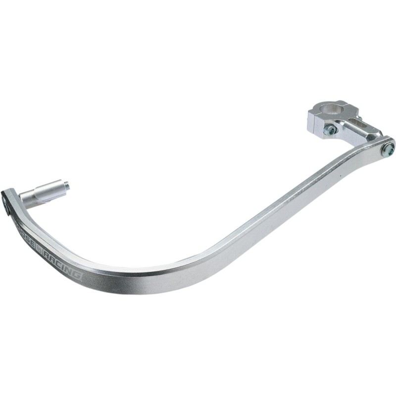 Paramanos de aluminio Moose Racing para manillar de 7/8 pulgadas de aluminio o acero plateados