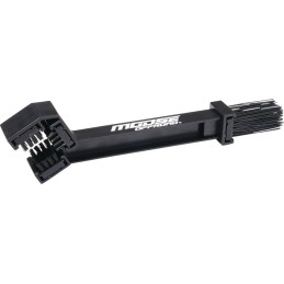 Cepillo de limpieza de cadena Moose Racing negro con logo