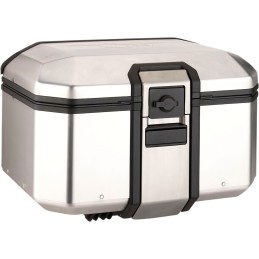 Maleta lateral izquierda Terra 47 Moose Racing plateada