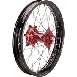 Rueda trasera completa 2,15x18 Moose Racing Beta negra y roja