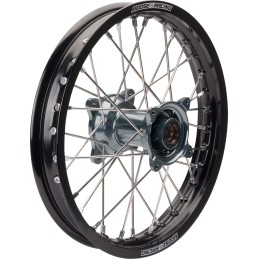 Rueda trasera completa 2,15x18 Moose Racing GasGas negra y gris