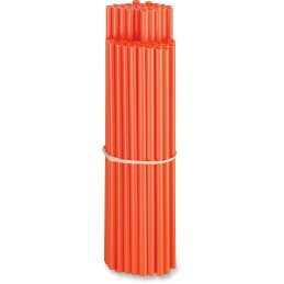 Fundas de radios de poliuretano Moose Racing naranjas pack de 80
