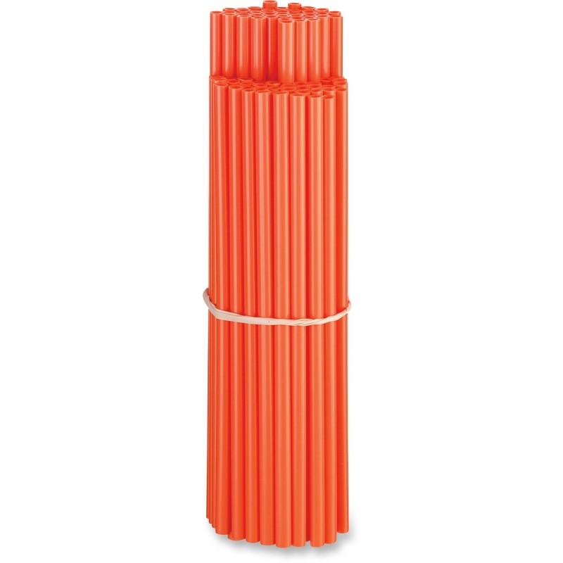 Fundas de radios de poliuretano Moose Racing naranjas pack de 80