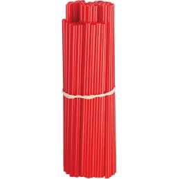 Fundas de radios de poliuretano Moose Racing rojas pack de 80