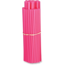 Fundas de radios de poliuretano Moose Racing rosas pack de 80
