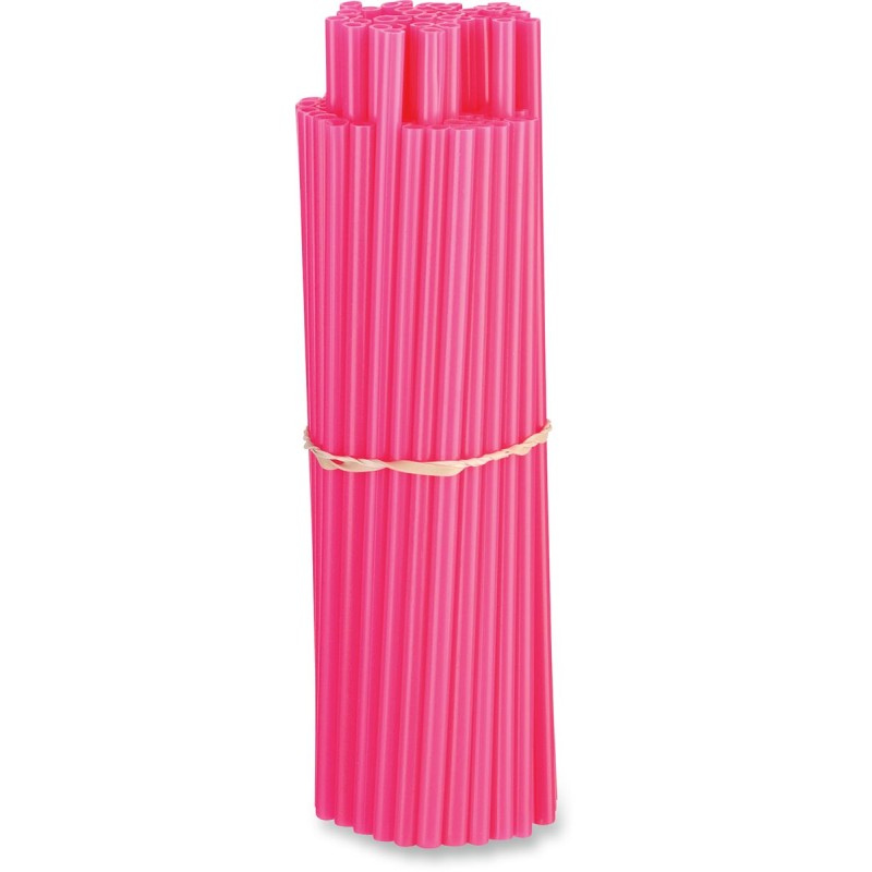 Fundas de radios de poliuretano Moose Racing rosas pack de 80