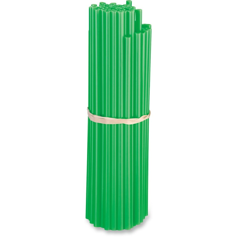 Fundas de radios de poliuretano Moose Racing verdes pack de 80