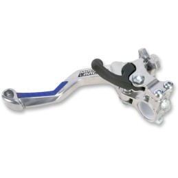 Conjunto de maneta de embrague EZ3 corta con hot start Moose Racing azul