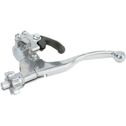 Conjunto de maneta de embrague corta con hot start Moose Racing Yamaha WRF plateado