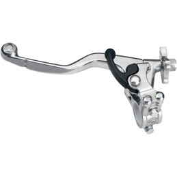 Conjunto de maneta de embrague corta con hot start Moose Racing Suzuki RMZ plateado
