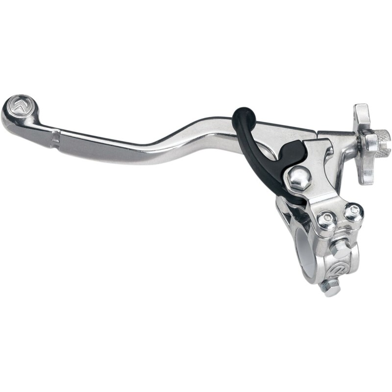 Conjunto de maneta de embrague corta con hot start Moose Racing Suzuki RMZ plateado