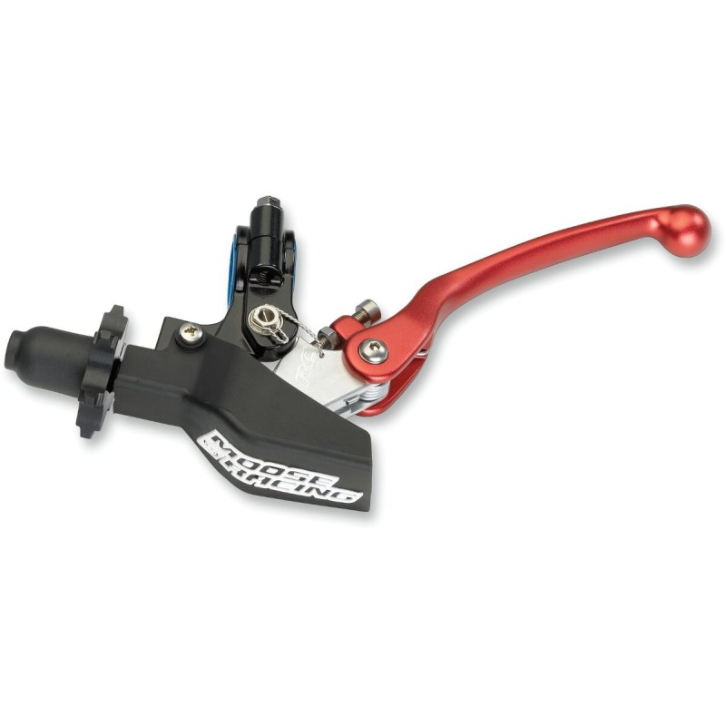 Conjunto de bomba y maneta de embrague DC8 Moose Racing rojo