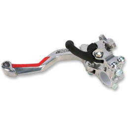 Conjunto de maneta de embrague EZ3 corta con hot start Moose Racing rojo