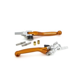 Juego de manetas de competición Moto-Master Pivot Orange