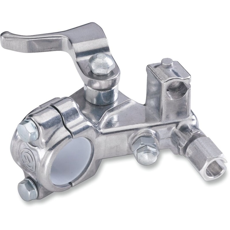 Soporte de maneta de embrague con hot start Moose Racing Honda CRF cromado - 1RDHB77