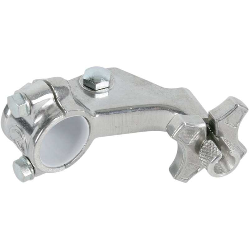 Soporte de maneta de embrague Moose Racing Yamaha YZ de aluminio cromado
