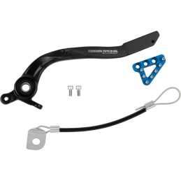 Pedal de freno forjado Moose Racing azul - 82-0767-21-20