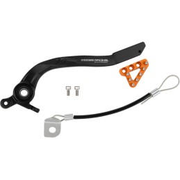 Pedal de freno forjado Moose Racing naranja
