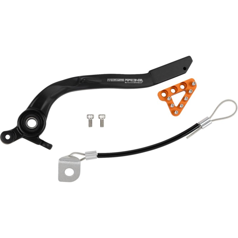 Pedal de freno forjado Moose Racing naranja