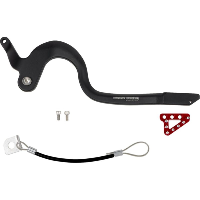 Pedal de freno forjado Moose Racing rojo - 82-0112-21-11