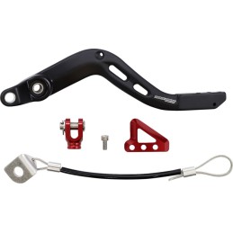 Pedal de freno Moose Racing Beta rojo - 82-0801-21-10