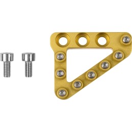 Punta grande de aluminio para pedal de freno trasero Moose Racing dorada