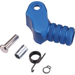 Punta de pedal de cambio Moose Racing azul +20 mm