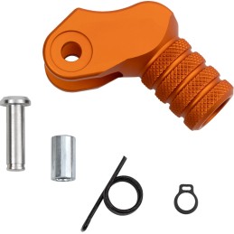 Punta de pedal de cambio Moose Racing naranja +20 mm