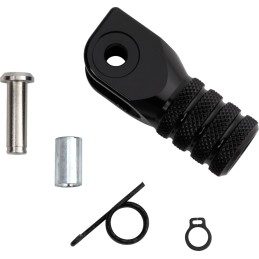 Punta de pedal de cambio Moose Racing negra +0 mm