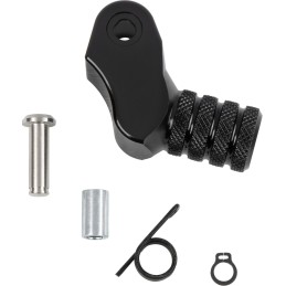 Punta de pedal de cambio Moose Racing negra +20 mm