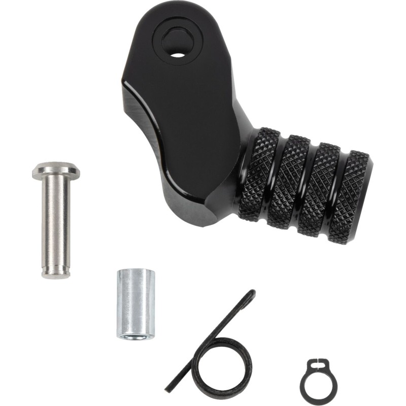 Punta de pedal de cambio Moose Racing negra +20 mm