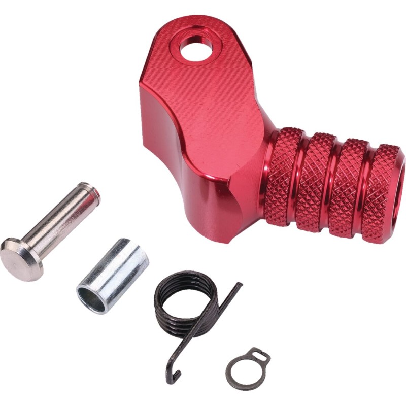 Punta de pedal de cambio Moose Racing roja +20 mm