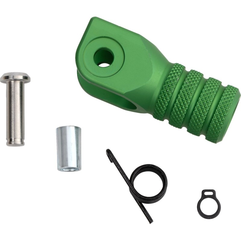 Punta de pedal de cambio Moose Racing verde +0 mm