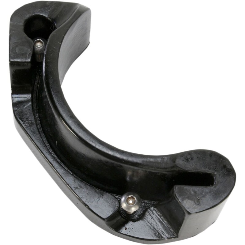 Protector de cárter de polietileno Moose Racing Yamaha Warrior negro