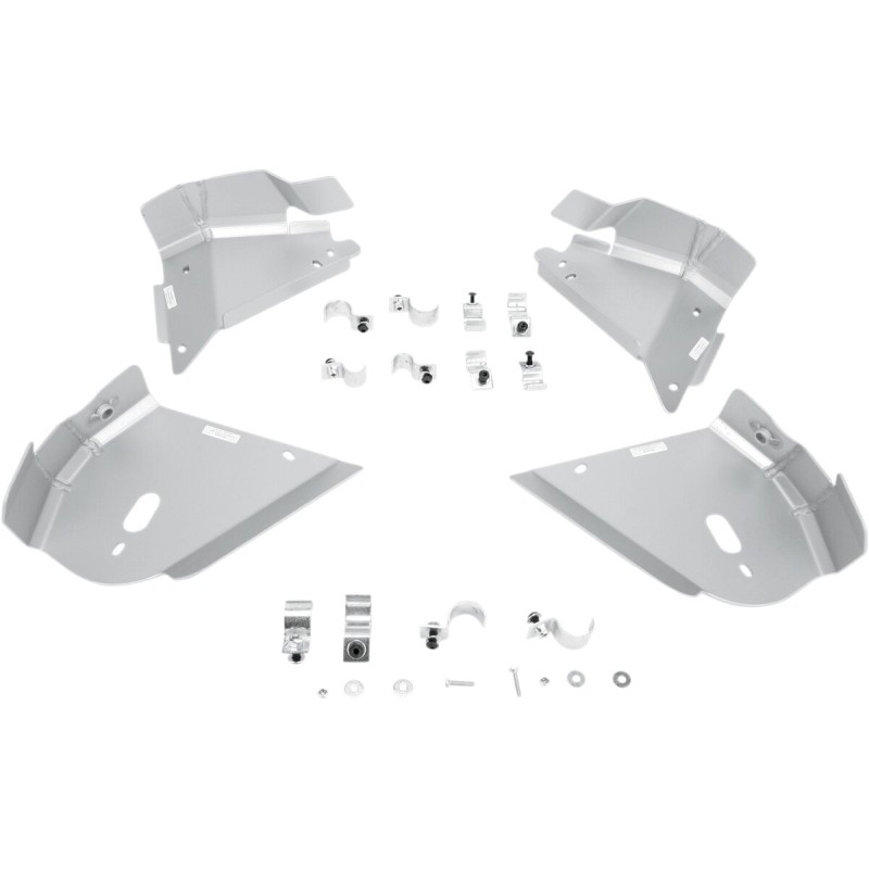 Protectores de trapecios de aluminio delanteros y traseros Moose Racing Yamaha Grizzly