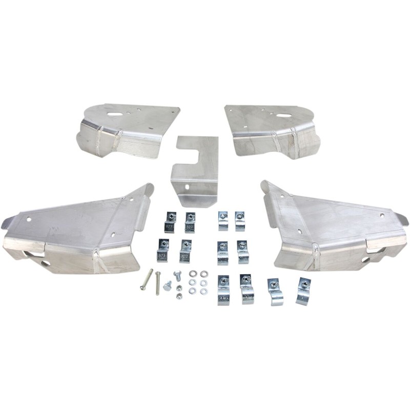 Protectores de trapecios de aluminio delanteros y traseros Moose Racing Grizzly