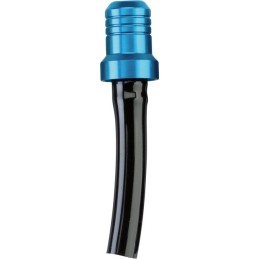 Tapón de ventilación de depósito con válvula antirretorno de aluminio Moose Racing azul