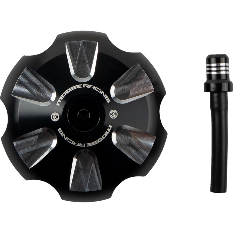 Tapón de depósito de aluminio Moose Racing GasGas negro